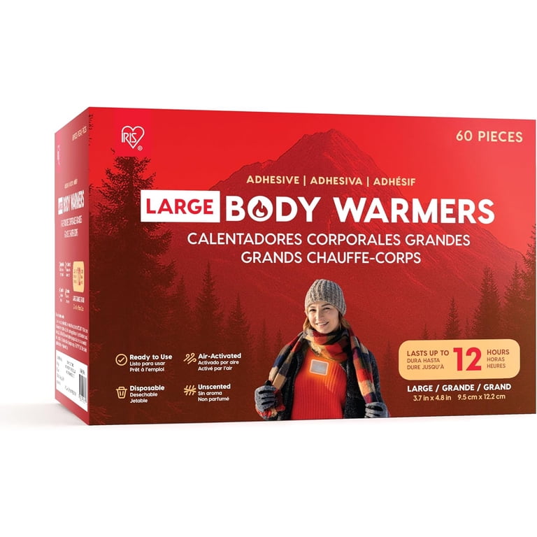 IRIS Large Adhesive Hand Warmers, 60-Pack, 12-Hour photo 1