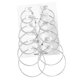 thumbnail image 5 of 6 pares de pendientes de diseño de círculo redondo grande, aros para oreja, pendientes de metal grandes Plata Yuyangstore Pendientes de aro grandes, 5 of 8