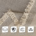 thumbnail image 3 of Smuge Sofa Cover, Couch Cover Protector Slipcover L Shape Sofa towel Furniture Cover for Pets Dogs Cats Home Decor (71"x 134", White), 3 of 8