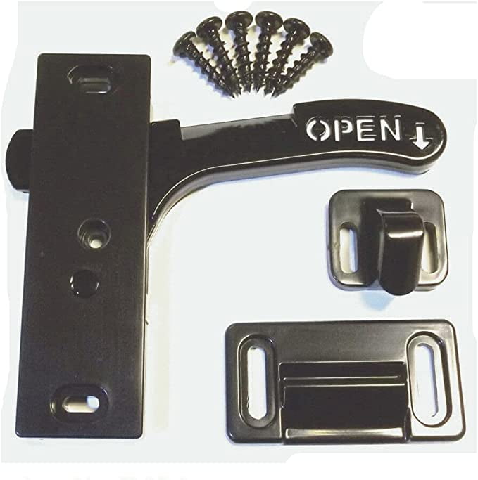 RV Camper Screen Door Latch Right Hand (E285) with Correct Screws