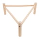 thumbnail image 1 of Chicken Perch Stable Triangular Wooden Chick Training Perch Toy Interactive Bird Perch Stand Toy For Relaxing Playing, 1 of 5