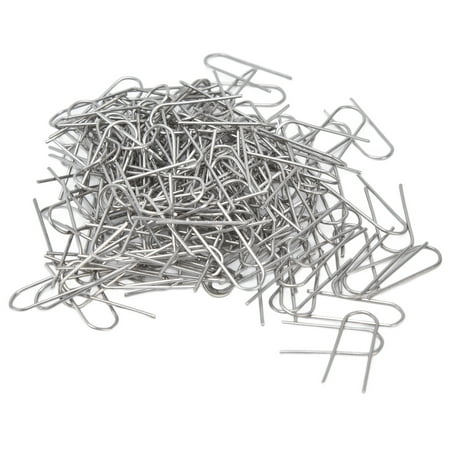 200 Pcs Wire Jump Rings Nickel Chromium Alloy U Shaped Ring Hook for Pendants Ceramic Jewelry Glass Melting