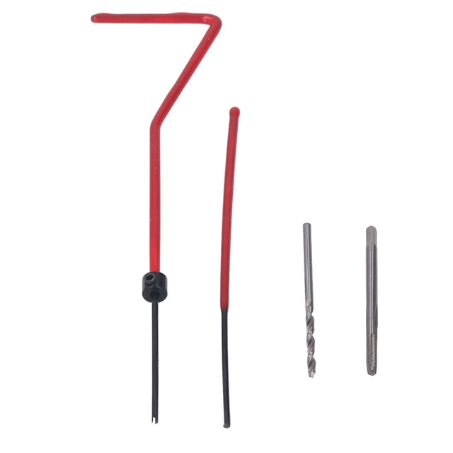 Kit de herramientas para reenhebrar roscas, kit de reparación de roscas, kit de reparación de roscas de metal, kit de insertos roscados Claridad notable