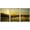 NATURAL, variant on wall26 - 3 Piece Framed Canvas Wall Art - Art Rural Landscape. Field and Grass - Modern Home Art Stretched and Framed Ready to Hang - 16"x24"x3 White