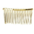 thumbnail image 4 of Peinetas de pelo Zulema 18 dientes para mujer Dorado, 4 of 8