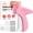 Pink+White, variant on Stitch Gun for Clothes, Portable Handheld Tagging Gun for Clothing, Stitch Quick Clothing Fixer Includes 2500 Black Fasteners & 2500 White Fasteners with 6 Needles, Pink White