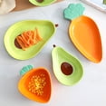 thumbnail image 3 of 2 platos de cerámica creativos para el hogar, platos de frutas, platos decorativos para aperitivos, 3 of 6