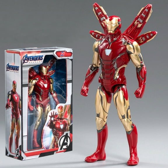 TIM Iron Man Figure Model Full Body Movable 7Inches MK85 Iron Man Model Exquisite Gift Box