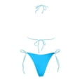 thumbnail image 6 of Afdoent Tankini Swimsuits For Women Bikini Beachwear Tie Side Two Piece Swimsuit For Summer Pool Party Water Activities Beach Summer Outfits, 6 of 6