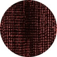thumbnail image 1 of Ahgly Company Machine Washable Indoor Round Abstract Red Modern Area Rugs, 5' Round, 1 of 4