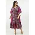 thumbnail image 1 of Vestido Boho / Tallas Extras, 23811 (Magenta - Fiusha) fucsia 38, 1 of 7
