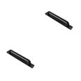 thumbnail image 3 of tssuouriy Black Modern Style Sliding Door Handle Strong Rust-proof And Easy To Install Durability Aluminum 2Set, 3 of 6
