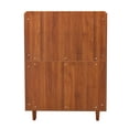 thumbnail image 6 of Modern Minimalist Slim MDF Shoe Cabinet - Multi-Layer Walnut Entryway Storage for Nordic & Industrial Homes, 6 of 7