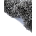 thumbnail image 4 of Unique Loom Rabat Shag Collection Area Rug - Geometric (8' Round Gray/Ivory), 4 of 7