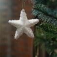 thumbnail image 6 of EWASWON Christmas Tree Ornaments Set - White Foam Hanging Decorations with Stars, Cute Lightweight Reusable Christmas Decor for Tree & Wreath, 6 of 6