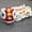 White, variant on Chinese Lion Dance Dog , Chinese New Year Dog Outfit, Spring Festival Pet Clothes Hoodie Coat (White, Size:S)