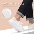 thumbnail image 5 of STQ White Sneakers for Women Breathable Womens Tennis Shoes Lightweight Knit Casual Slip on Shoe for College Student Nurse Summer Spring Travel Essentials White Size 8.5, 5 of 7