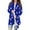 Blue, variant on Women Christmas Cardigan Loose Fit Long Sleeve Funny Xmas Tree Graphic Open Front Holiday Party Sweater Outerwear