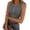 Gray, variant on Zedker Sleeveless Tank Tops for Women Ribbed Racerback Button Fit Casual Basic 2026 Spring Summer Fashion Clothing Black L