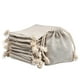 thumbnail image 1 of Calary 50 bolsas de lona doble con cordón, bolsa de algodón, bolsas de regalo, bolsa de muselina, bolsa de té reutilizable, 2,75 x 4 pulgadas, 1 of 5