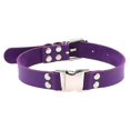 thumbnail image 1 of Nuevo collar gargantilla con cierre magnético de cuero sintético estilo punk gótico negro de estilo Harajuku para mujer y hombre, joyería de rock y metal para fiestas, accesorios góticos, morado, 1 of 5
