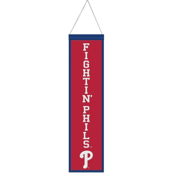 WinCraft Philadelphia Phillies 8" x 32" Slogan Wool Banner