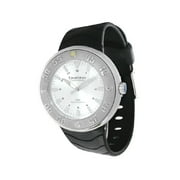 Cousteau Exploration Men's Black Rubber Strap Watch