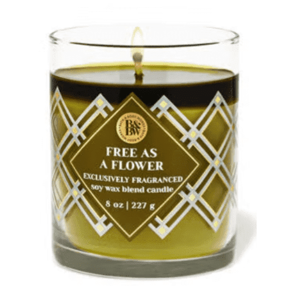 Bath & Body Works The Men's Shop 8 oz Adrenaline Scented Single Wick Soy Wax Blend Candle