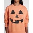 thumbnail image 4 of Women's Halloween Jack O Jewels Graphic Fleece from Way to Celebrate, Sizes S-4X, 4 of 5