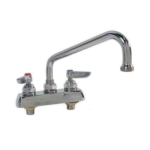 t&s brass b-1113-xs work board faucet, deck mount, 4