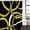 Yellow, variant on Polyester Fabric Red Geometric Shower Curtain, Vintage Abstract Stripes Aesthetic Art Waterproof Bathtub Curtain Bathroom Decor Set with Hooks 54 x 78 Inches