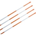 thumbnail image 5 of Bibana 100PCS 48 Inch Reflective Snow Stakes 1/4 Inch Dia Fiberglass Driveway Marker Set with Steel Drill Bit & Protection Gloves for Parking Lots, Walkways(100, 1/4 Inch), 5 of 12
