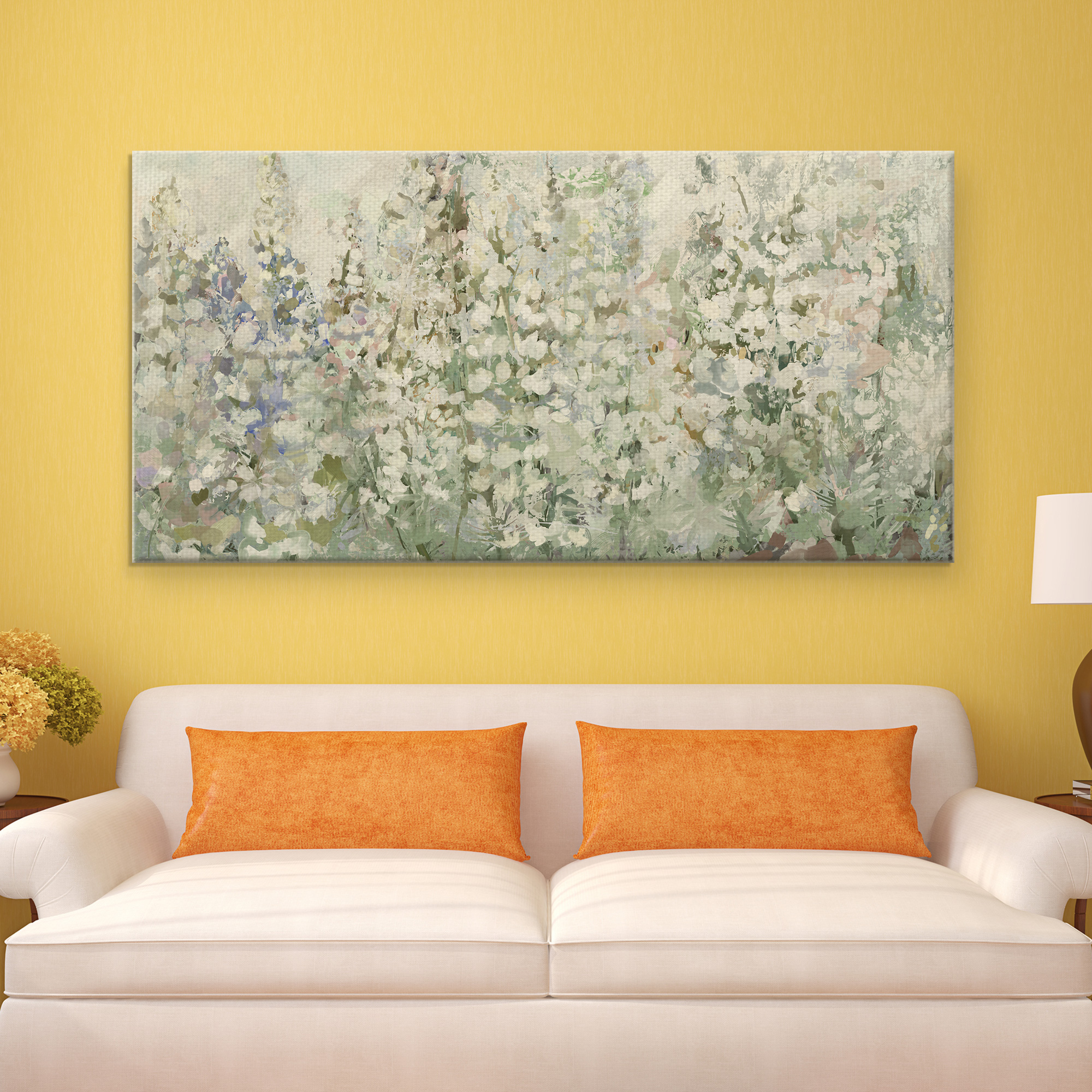 Masterpiece Art Gallery Belles Fleurs Wildflowers by Studio Arts Canvas Art Print 27" x 54"
