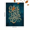 thumbnail image 3 of UXIEQU Wish You Love Canvas Wall Art 15.75x11.81 Inches, 3 of 8