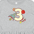 thumbnail image 4 of Inktastic 3rd Birthday Outer Space Theme Girls Toddler Dress, 4 of 5