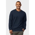 thumbnail image 2 of ET TU Men's Crew Neck Lightweight Cotton Blend Pullover Sweatshirt Top, 2 of 4