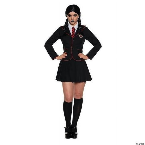 Womens Gothic Schoolgirl Costume - Small