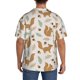 thumbnail image 3 of Fotbe Squirrel And Leaves Camisa Estampada de Manga Corta para Hombre, Casual de Verano, Estilo Playero, Sin Arrugas-Medium, 3 of 5
