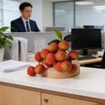 thumbnail image 4 of Outdor Litchi Réaliste Fruit Réaliste Ornement de Bureau pour Centre de Table à la Maison, 4 of 6