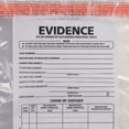thumbnail image 2 of Crime Scene Medium Plastic Evidence Bag 100pk, 2 of 5