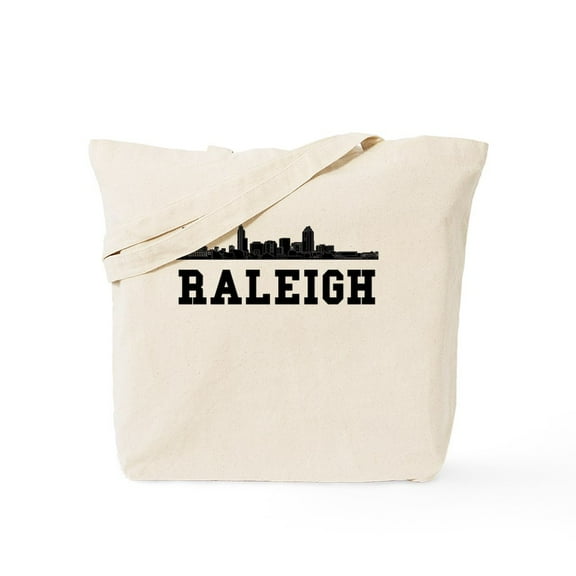 CafePress - Raleigh NC Skyline Tote Bag - Unisex Canvas Tote Bag, Beige, 1-Piece