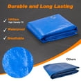 thumbnail image 5 of ExacMe Premium 10 Foot Trampoline Weather Cover with Center Support, Rain Cover with Drain Holes, Waterproof Winter Snow Protection Covers, R10B, 5 of 7