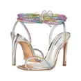 thumbnail image 3 of Steve Madden Womens Uplift Satin Square Toe Strappy Sandals, 3 of 3