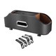 thumbnail image 1 of Organizador del respaldo del asiento del automóvil, caja de pañuelos, portavasos para 2 bebidas, caja de almacenamiento del asiento trasero negro, 1 of 7