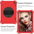 thumbnail image 3 of Allytech Kindle Fire HD 8 2020 Case for Kids, Fire HD 8 Plus Case, Rugged Protection Kickstand Shockproof Shoulder Strap Kids Friendly EVA Silicone Cover for Amazon Fire HD 8 2020, Red/Black, 3 of 6