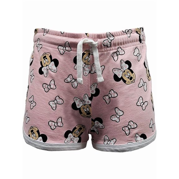 Disney Girls Minnie Mouse All-Over-Print Fashion Shorts