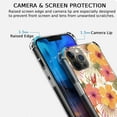 thumbnail image 3 of Dragonfly Flower Case for iPhone 12 Pro,Aesthetic Colourful Floral Plant Case for Men Women,Unique Soft TPU Bumper Case Cover, 3 of 5