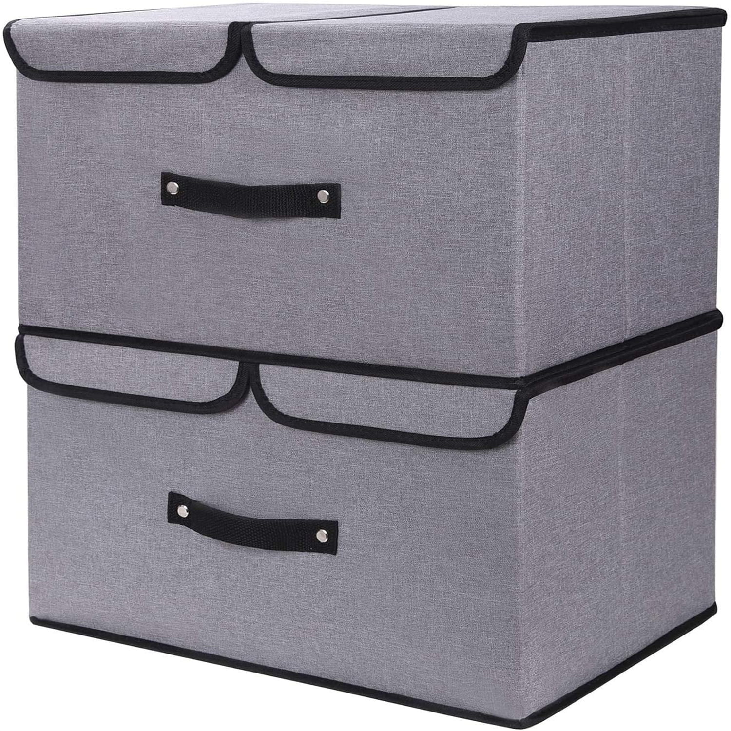DIMJ Storage Bins, Fabric Closet Organizer and Storage Baskets for