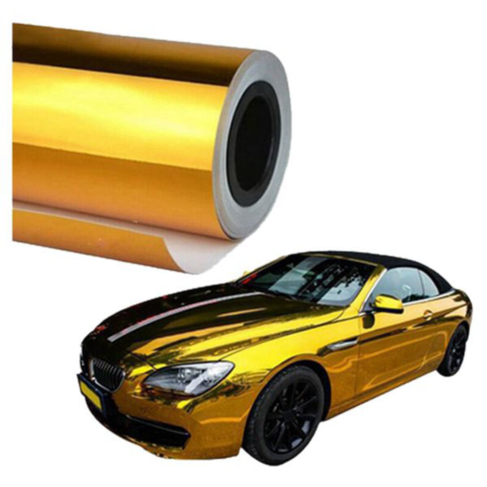 Chrome Gold Adhesive Permanent Vinyl Sticky Back Plastic Sign Making Vinyl  Car/Cup/Glass Decor​ Design Christmas Cards - AliExpress