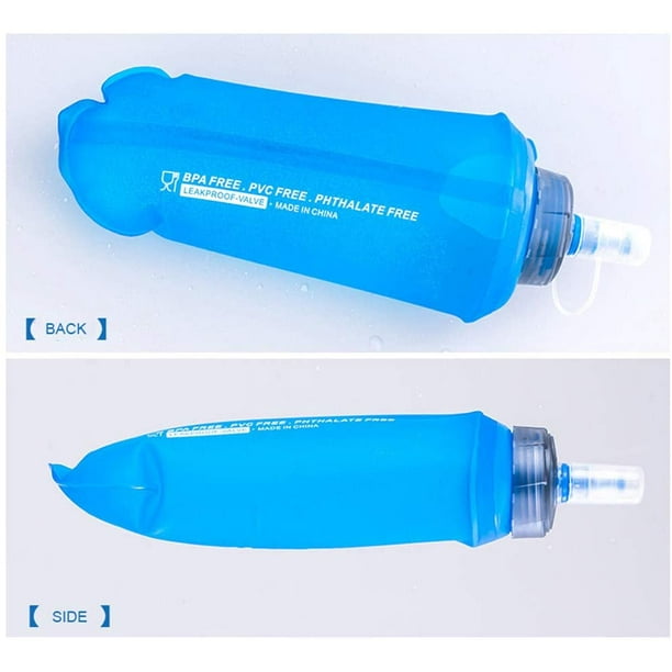 Soft Hydration Flask | PTT Outdoor Soft water bottle hand-held drinking water bag hand-held water bottle TPU soft water bag sports running and cycling small water bottle